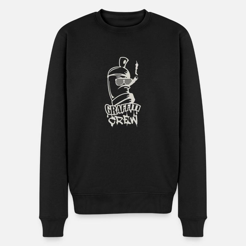 graffiti crew - Männer Premium Bio Pullover - Schwarz