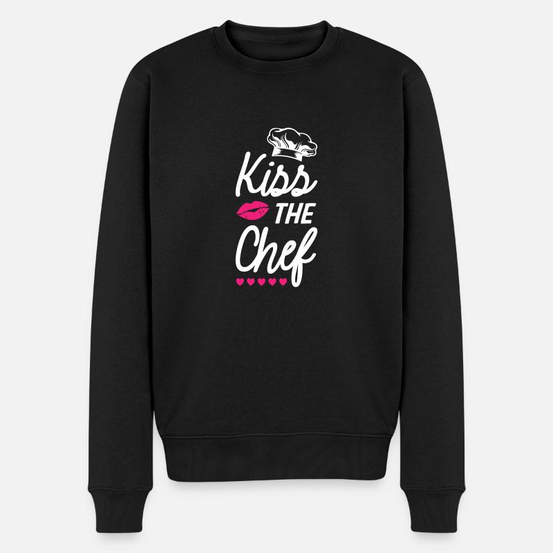 Embrassez le chef - Pull Premium bio Homme - noir