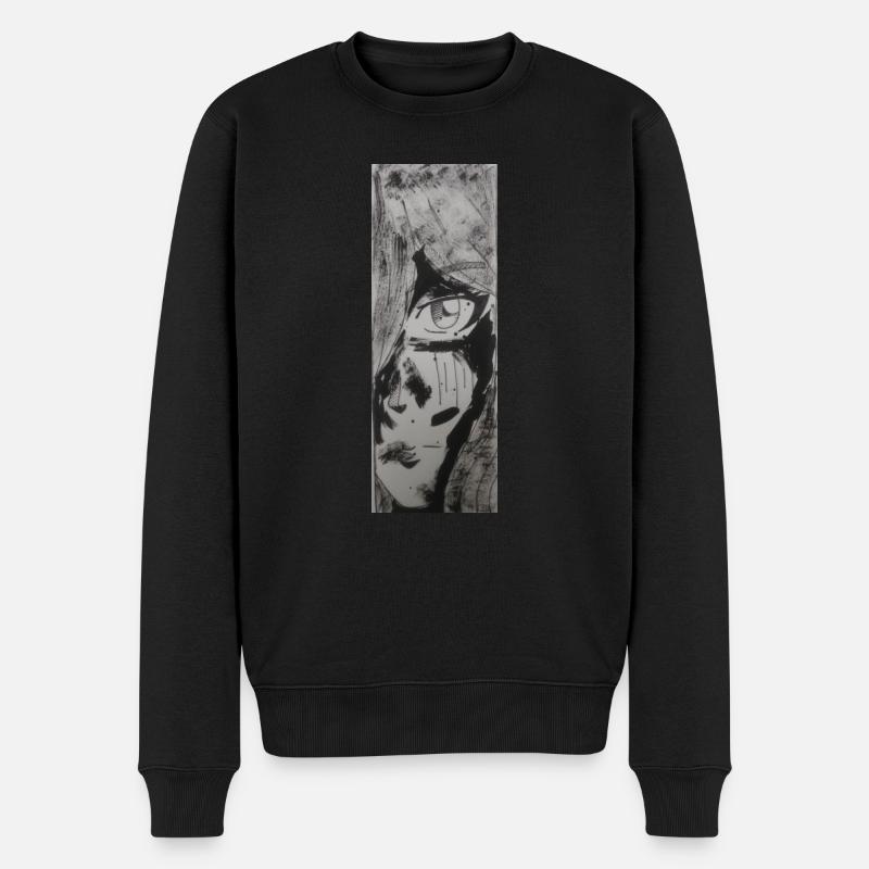 Le regard de Violet - Pull Premium bio Homme - noir