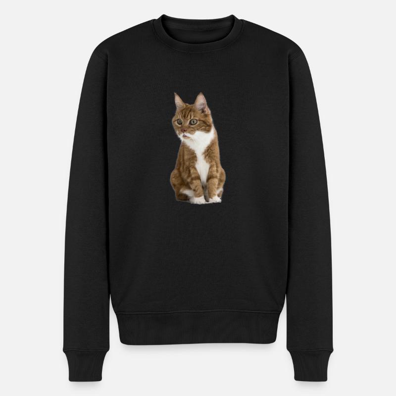 Chat drôle - Pull Premium bio Homme - noir