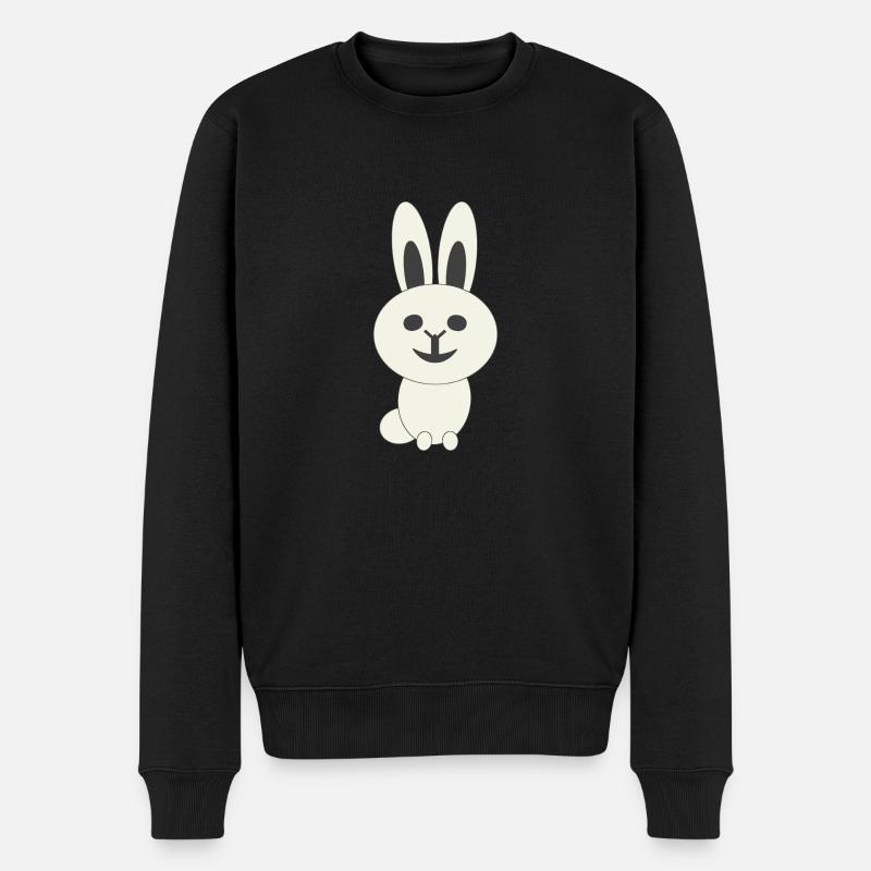 Fabelwesen -Tier - Männer Premium Bio Pullover - Schwarz