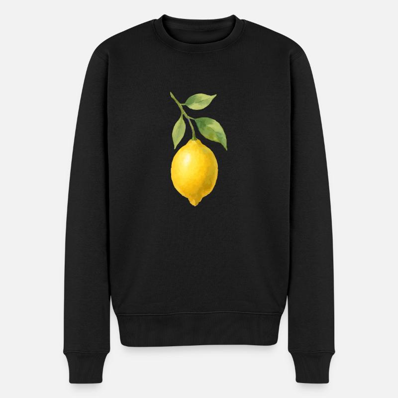 citron - Pull Premium bio Homme - noir