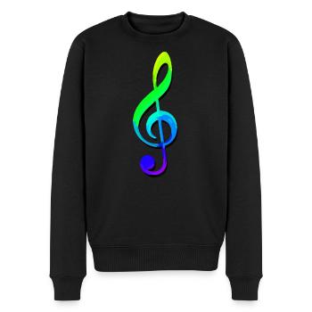 | clef | de musique Son - Pull Premium bio Homme - noir - Devant - Nico (187cm)