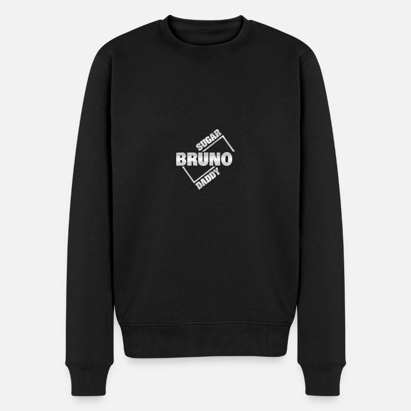 Bruno en sugar daddy - Pull Premium bio Homme - noir