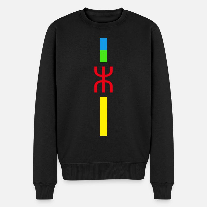 T-shirt Amazigh - Pull Premium bio Homme - noir