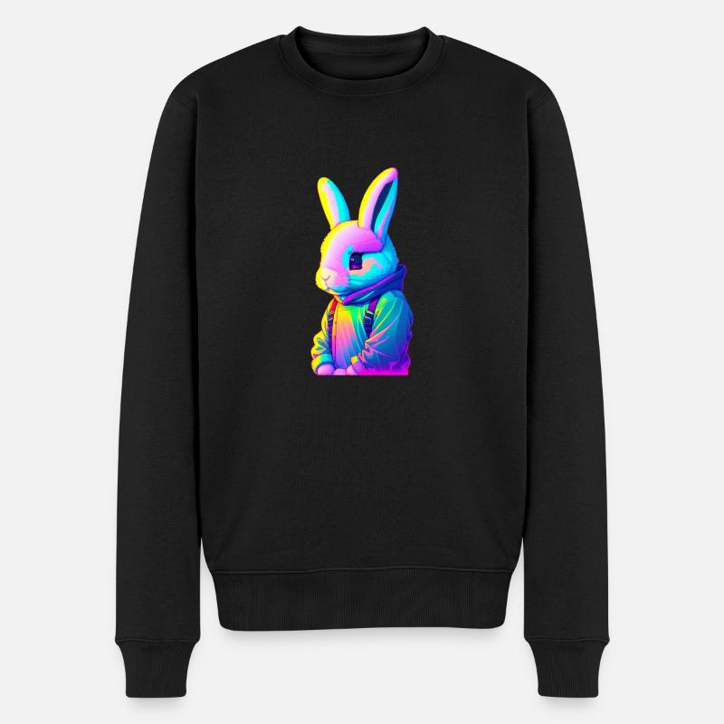 Lapin Style Urbain - Pull Premium bio Homme - noir