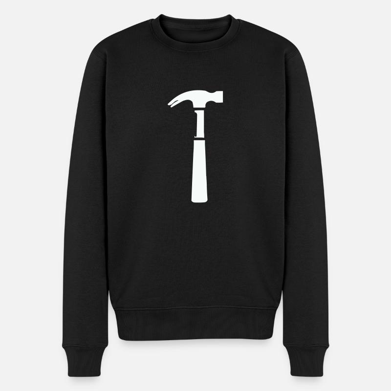 marteau - Pull Premium bio Homme - noir