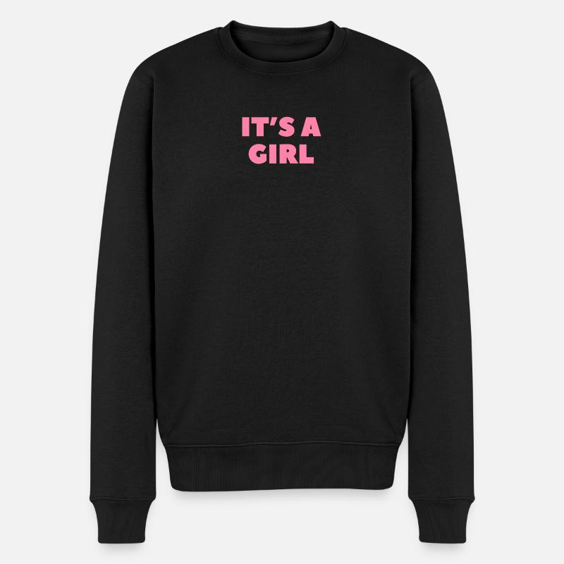 C’est une fille - Pull Premium bio Homme - noir