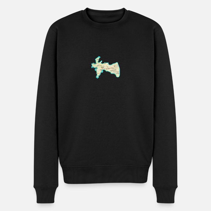 Naher Understadt Crozon - Männer Premium Bio Pullover - Schwarz