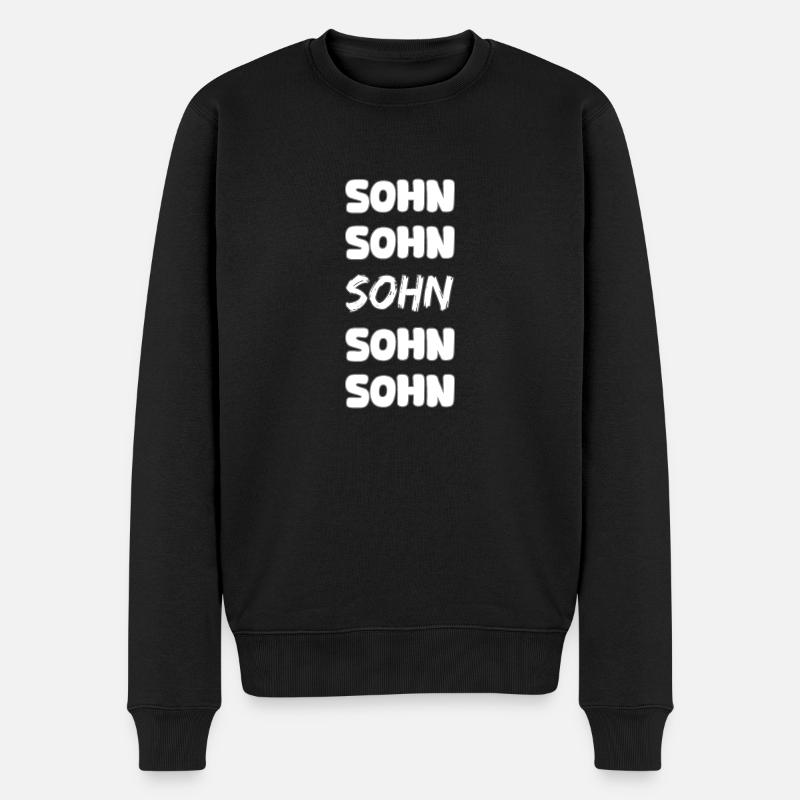 Le fils comme travail - Pull Premium bio Homme - noir