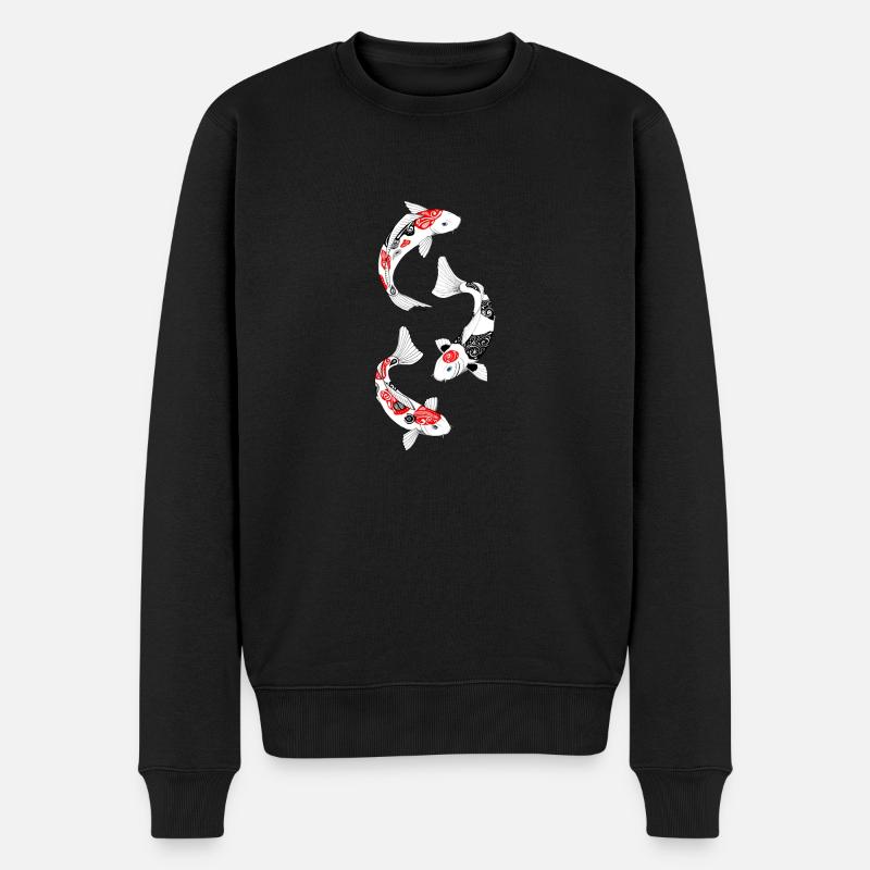 3 kois - Pull Premium bio Homme - noir