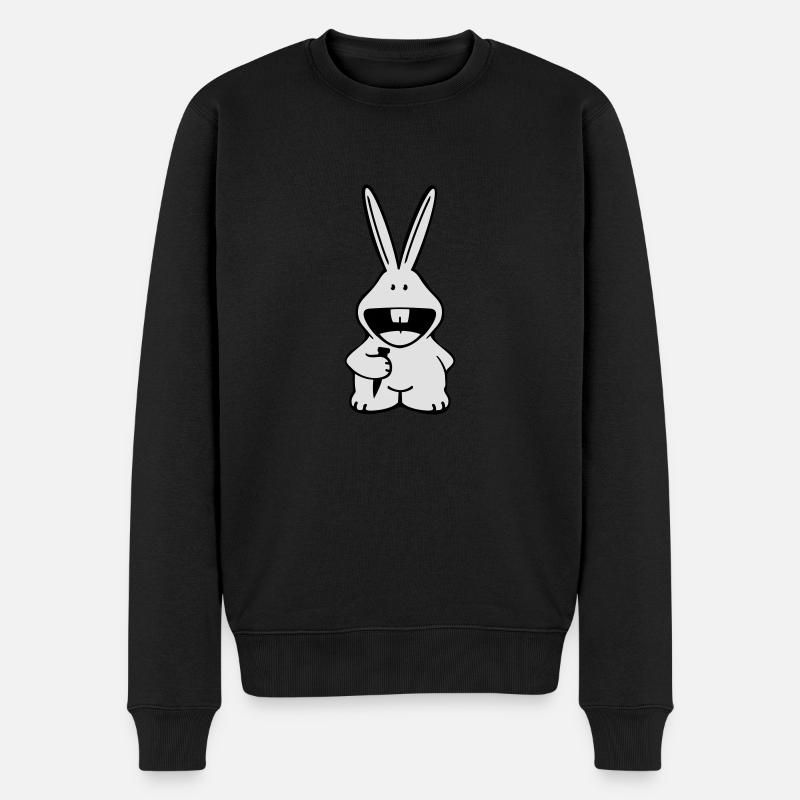 Lapin - Pull Premium bio Homme - noir