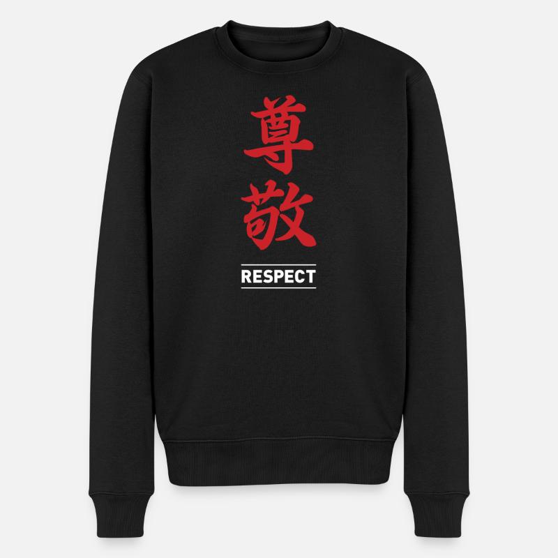 Respect 2 - Pull Premium bio Homme - noir