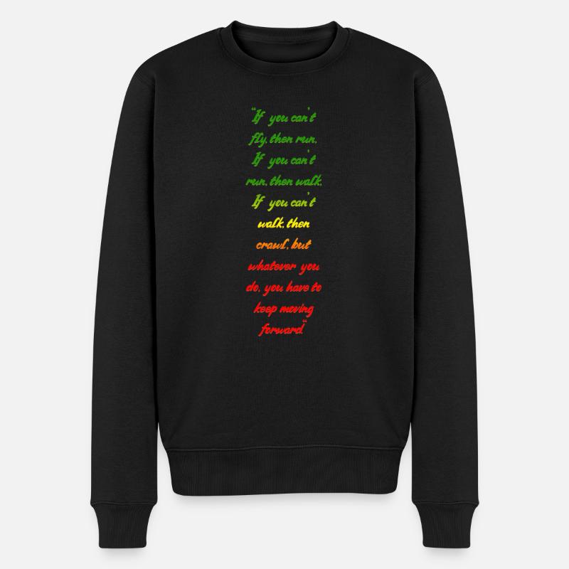 If you can't ... - Männer Premium Bio Pullover - Schwarz