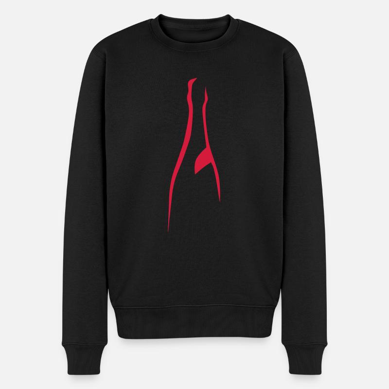 symbole bouteille 25 - Pull Premium bio Homme - noir