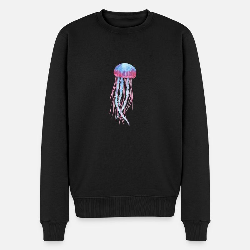 La méduse - Pull Premium bio Homme - noir
