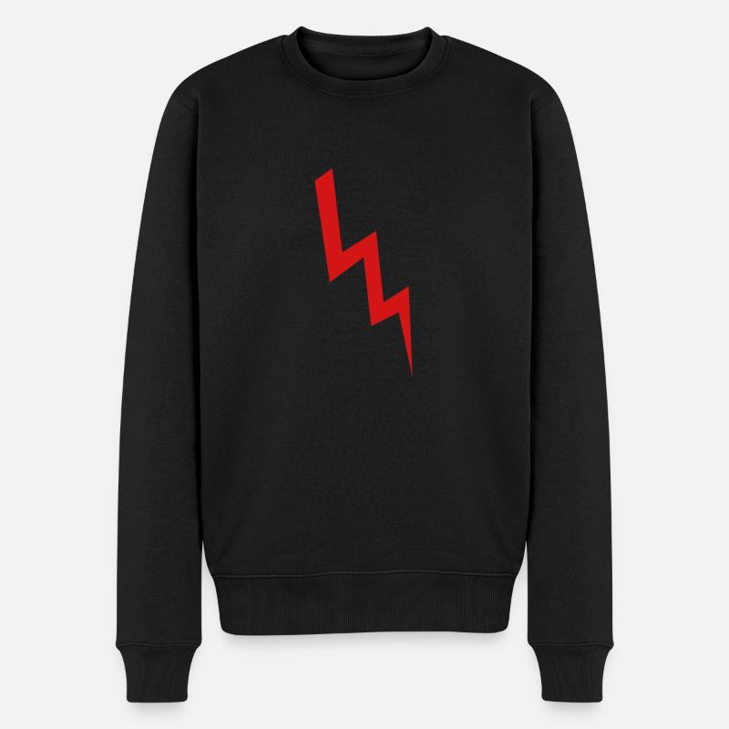 Blitz 1 - Männer Premium Bio Pullover - Schwarz