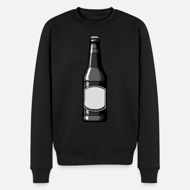 Bouteille de bière Bière - Pull Premium bio Homme - noir