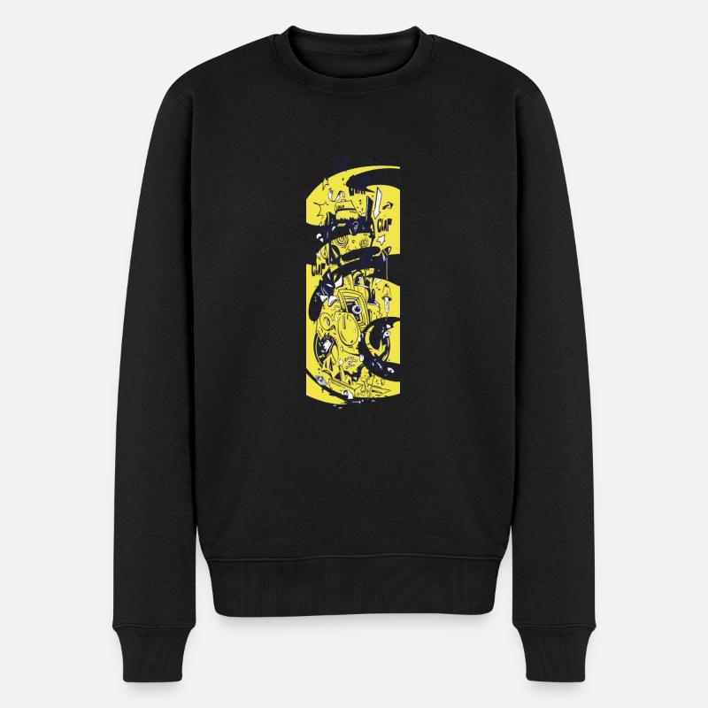 Jolly Chimp - Pull Premium bio Homme - noir