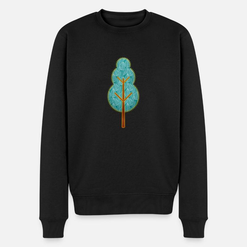 arbre - Pull Premium bio Homme - noir
