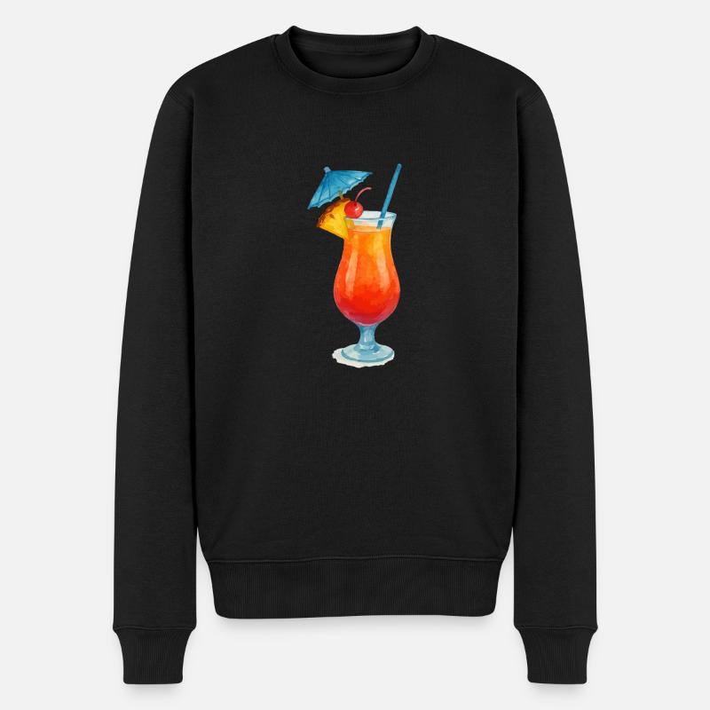 cocktail - Pull Premium bio Homme - noir