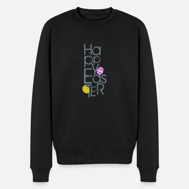 Joyeuses Pâques - Pull Premium bio Homme - noir