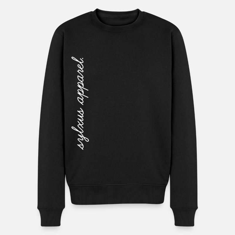SA Script Logo - Pull Premium bio Homme - noir