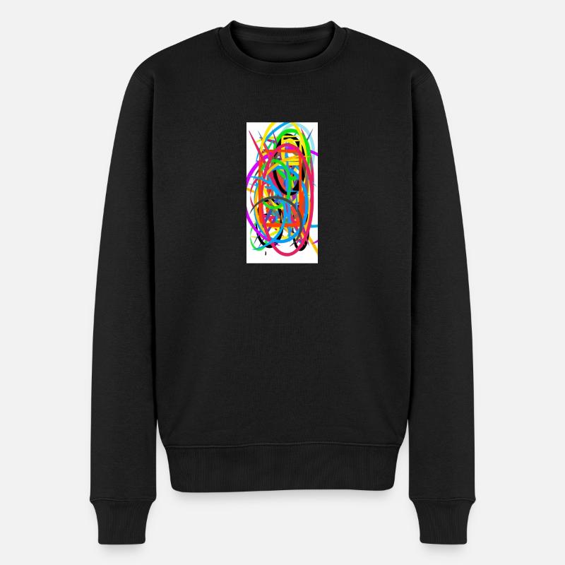 Bunte Vielfalt 2 - Männer Premium Bio Pullover - Schwarz
