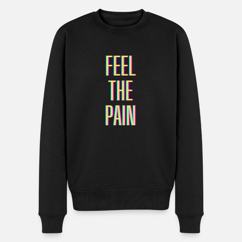 Ressentez la douleur - Pull Premium bio Homme - noir