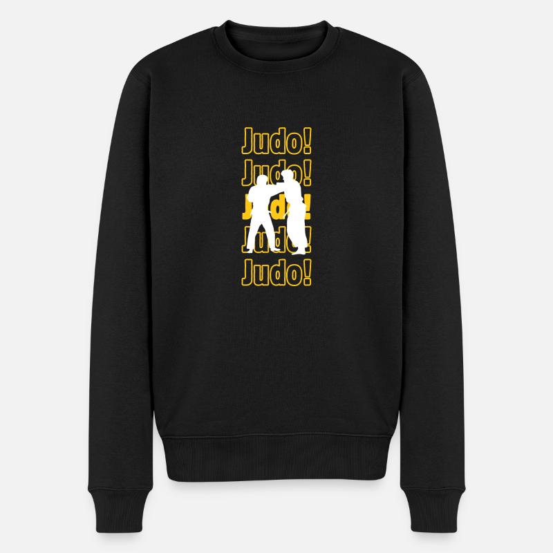 Judo judo judo - Pull Premium bio Homme - noir
