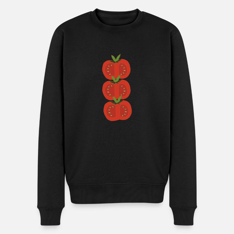 Tomates 3 fois rouges - Pull Premium bio Homme - noir