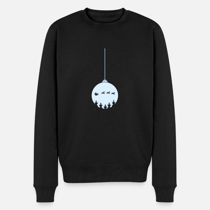 Boule de Noël Noël - Pull Premium bio Homme - noir