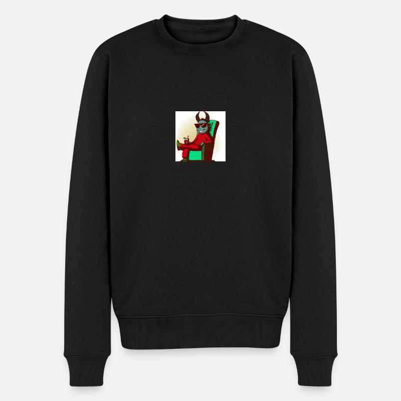 Krampus Percht Devil 2307 - Pull Premium bio Homme - noir