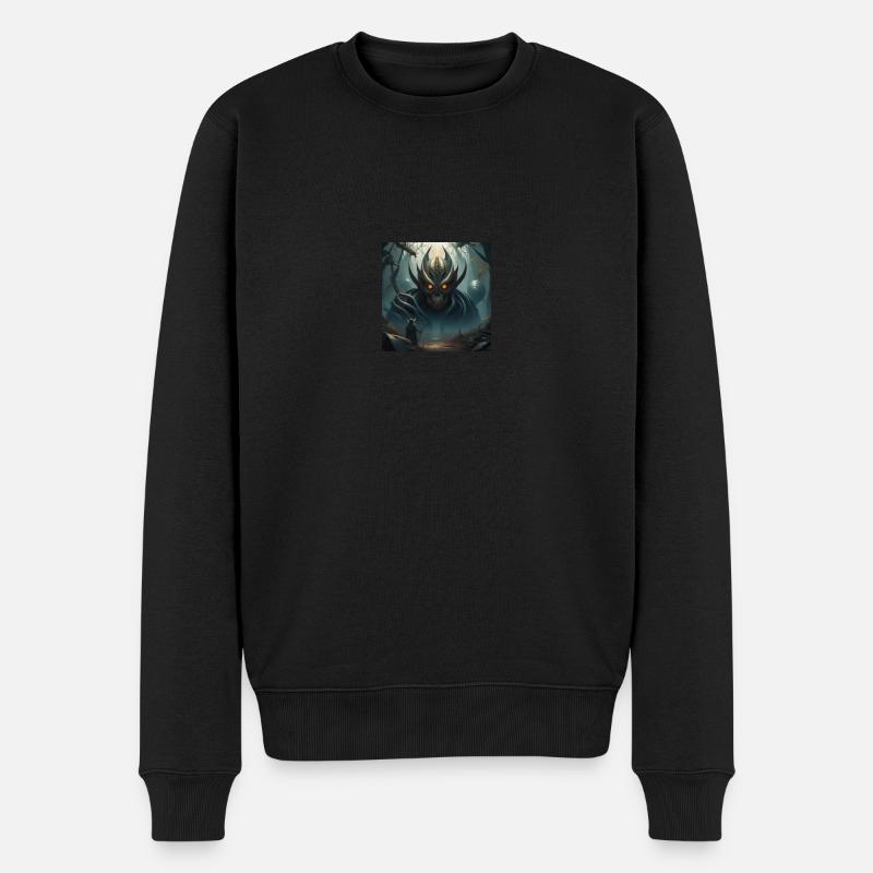 Démon de la forêt - Pull Premium bio Homme - noir