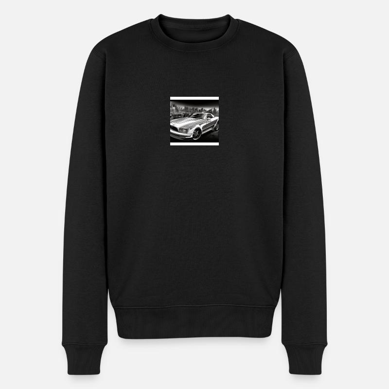 Auto Car USA Paint - Männer Premium Bio Pullover - Schwarz