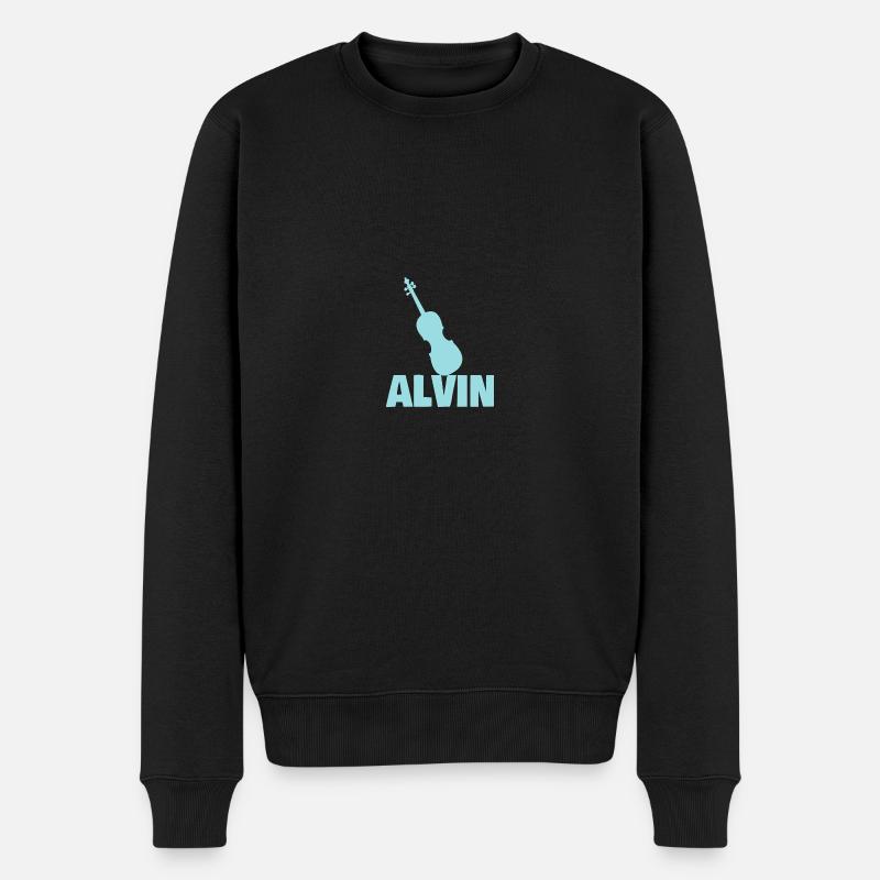 Alvin - Pull Premium bio Homme - noir