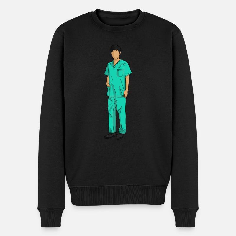 Infirmière infirmière - Pull Premium bio Homme - noir