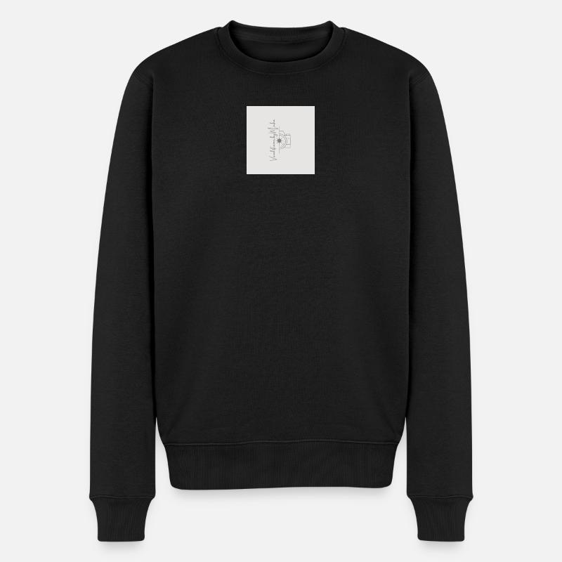 Fotografie Logo Sternblitz - Männer Premium Bio Pullover - Schwarz
