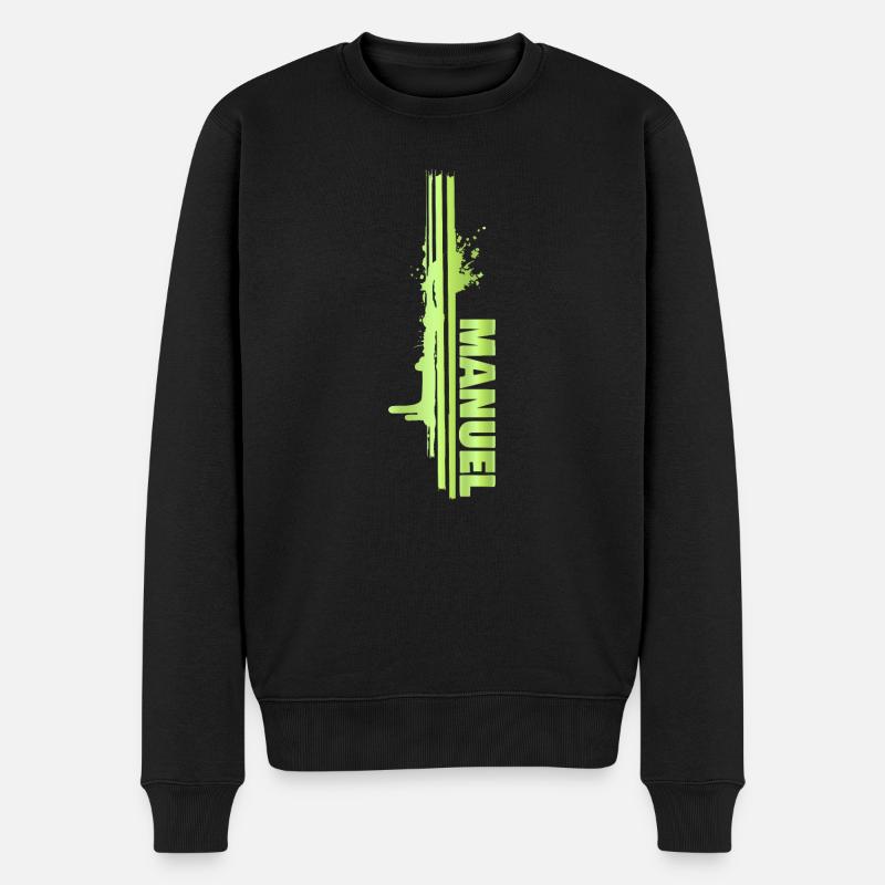 Cadeau pour Manuel - Pull Premium bio Homme - noir