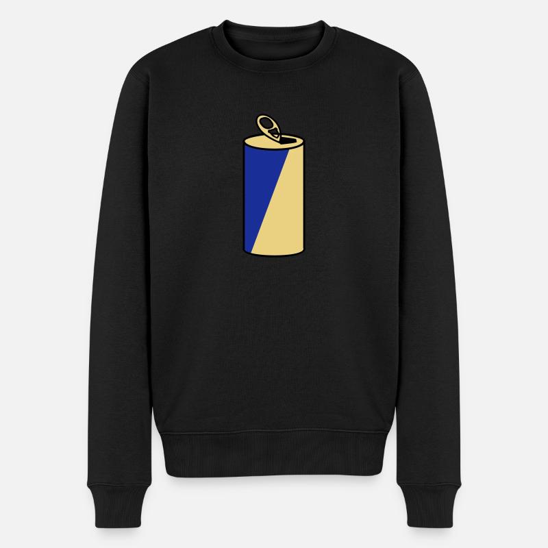 Getränkedose / can (3c) - Männer Premium Bio Pullover - Schwarz