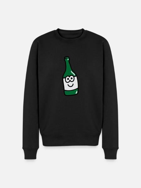 Bouteille doux 3 - Pull Premium bio Homme - noir