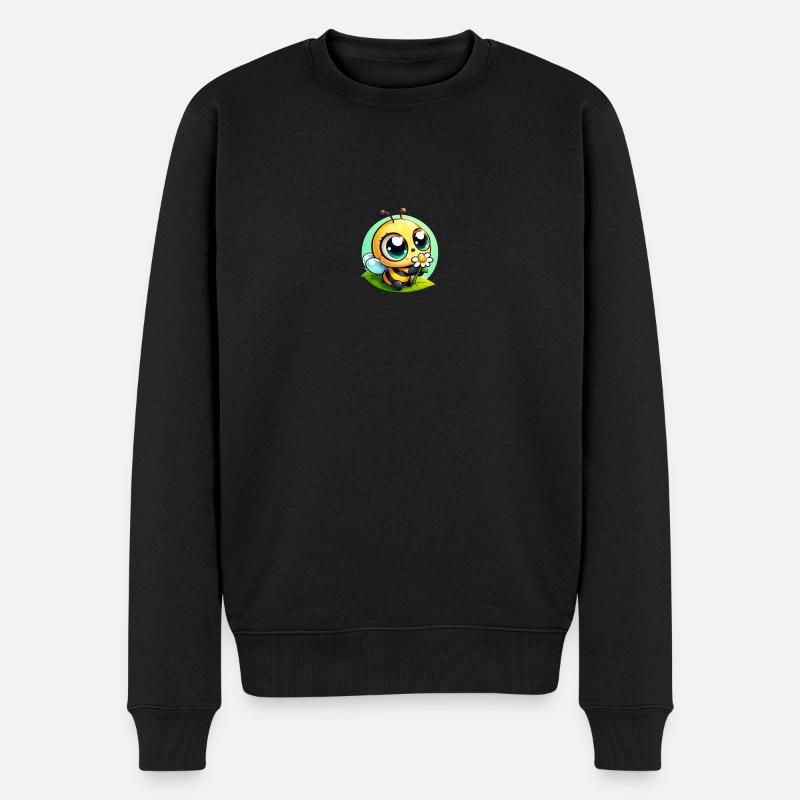 Abeille Cartoon 5 - Pull Premium bio Homme - noir