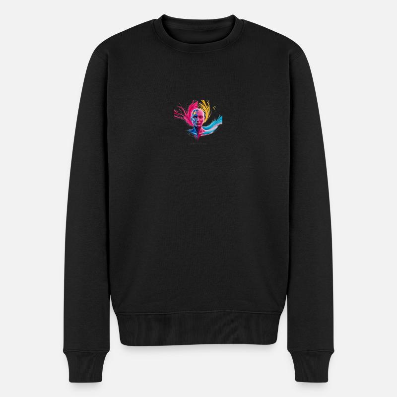 Evolve or Repeat - Männer Premium Bio Pullover - Schwarz