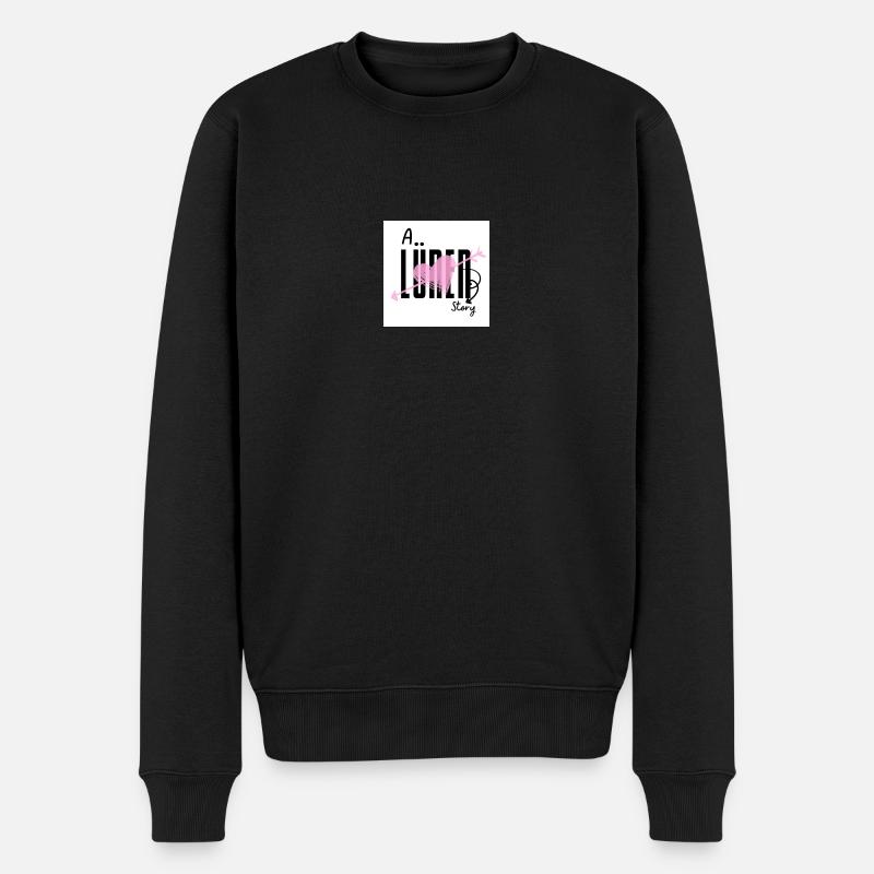 A Lünen Love Story - Männer Premium Bio Pullover - Schwarz