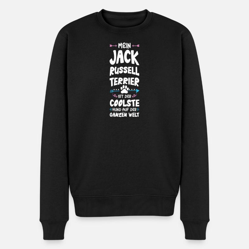 Dicton du chien Jack Russell Terrier - Pull Premium bio Homme - noir