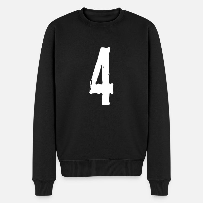 Numéro 4! Fétiche ! - Pull Premium bio Homme - noir