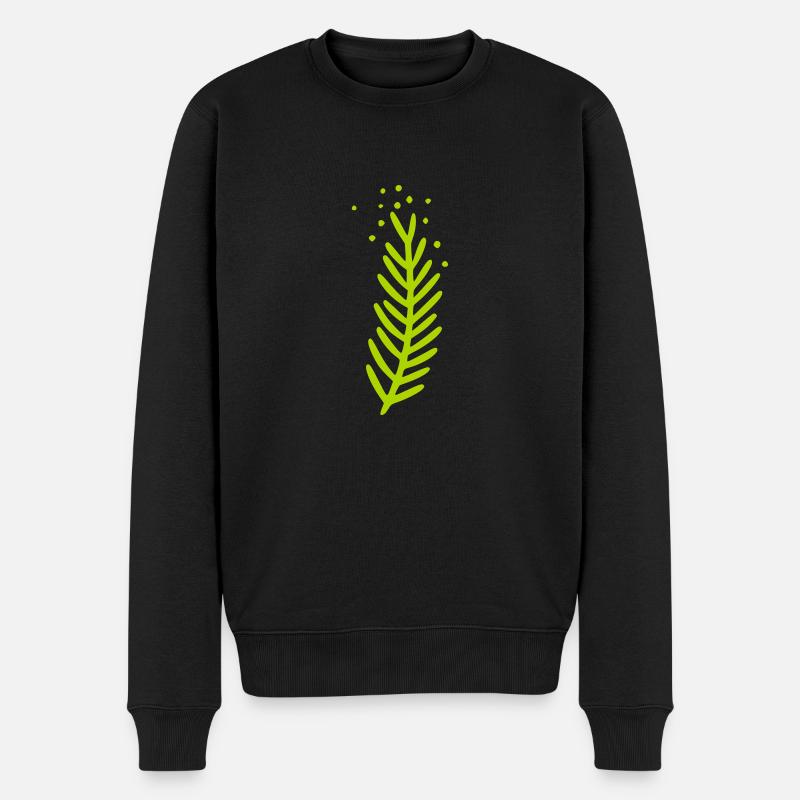 Motif de branche - Pull Premium bio Homme - noir