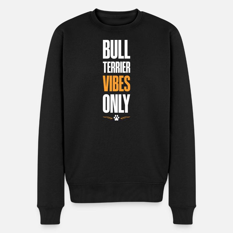 Bull Terrier Vibes uniquement - Pull Premium bio Homme - noir