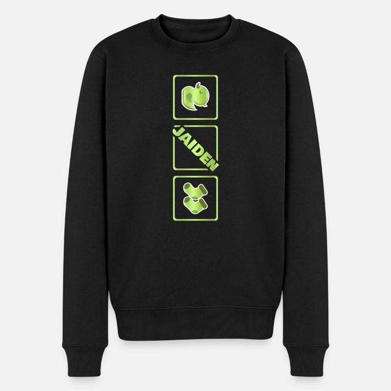 Bébé Naissance Maman Jaiden - Pull Premium bio Homme - noir