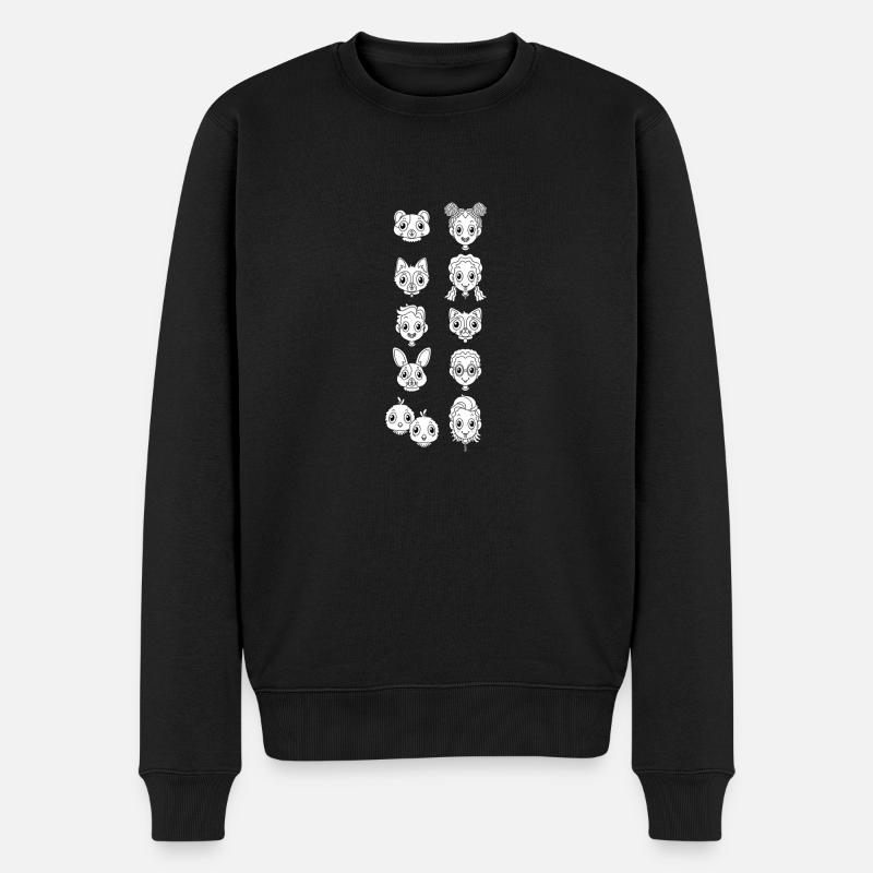 Animaux - Pull Premium bio Homme - noir